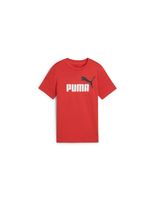 camiseta puma essentials 2 color no1 logo infantil rojo fire
