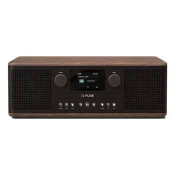 Radio Portátil Pure Classic C-D6 Digital DAB+ FM Bluetooth 5.3 Negro/Nuez