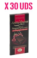 chocolate negro 72 con arandanos y sesamo antiu xixona premium