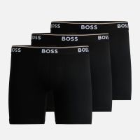 boss bodywear 3-pack power jersey long boxer briefs - s