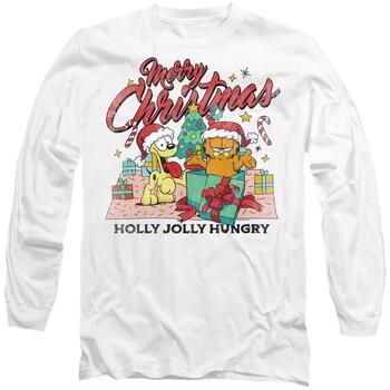 Garfield Camiseta manga larga Merry Christmas para mujer