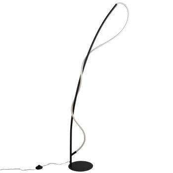 Forlight Pie De Salón Ip20 Tress Led 26 Blanco Neutro - 4000k On-off Negro 3099