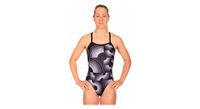banador de 1 pieza mako rainbow aumakua para mujer negro