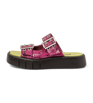 Art para mujer. 1185812O8003_043 Sandalias de piel 1858 Málaga rosa (42), 3 a 5cm, Hebilla, Casual