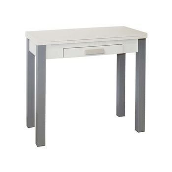 Mesa De Cocina Carol Con Apertura Tipo Libro Y Cajón Integrado