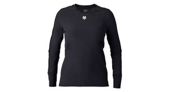 Maillot de manga larga fox p   strong defend ther  strong   p mal para mujer negro