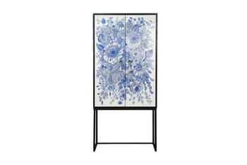 Armario aparador 2 puertas MDF estampado floral