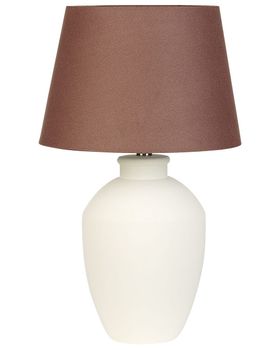 Lámpara de mesa  cerámica blanco