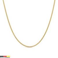 cadena ancla plana de oro de 14 quilates de 17 mm de grosor