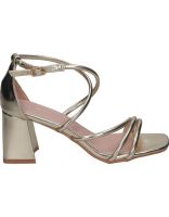 sandalias para mujer con tacon rodriblan jl730 en dorado 41