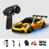 hstar d24-03q1- d24-03s3 rtr 124 24g 4wd coche rc drift gyro mini proporcional completo luz led control remoto motor d