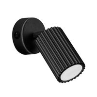 aplique de pared moto negro con interruptor