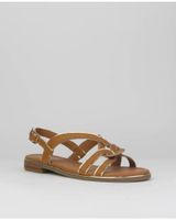 de javier larrainza sandalias de mujer jl280-03 cuero-orocuero-oro