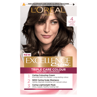 loreal paris excellence creme 4 natural dark brown hair dye