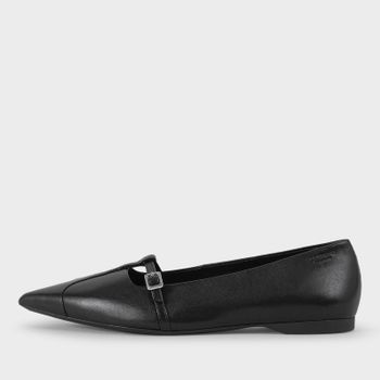 Vagabond Hermine Leather Pointed Flats - UK 7