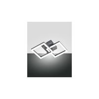 lampara de techo led bard moderna 21w antracita 3394-28-282 fabas luce
