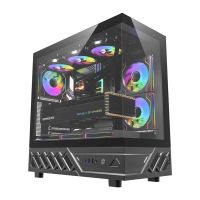 caja pc darkflash ds950 negra  6 ventiladores atxm-atxitx