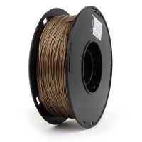 gembird bobina de filamento pla plus 175mm 1kg dorado metalico