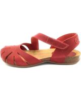 de interbios inter-bios 4456 sandalia bio mujer piel rojo