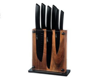 Bloque de cuchillos de cocina jensen rauma - 7 piezas