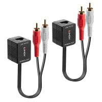 transmisor de senales av lindy 70460 100 m cat5 negro rojo blanco