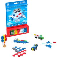 plus plus r bloque de actividad infantil transporte aviones barcos  125 piezas  juego de construccion infantil a partir de 5 anos  juguete educativo