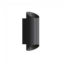 aplique de pared exterior nico round 2 luces