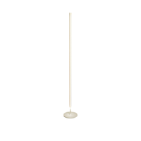 ray - lampara de pie led regulable de 25 w 3000 k 2000 lm 160 cm de alto interruptor de pie - perenz - blanco