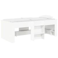 marco de cama alta para ninos blanco 90 x 190 cm vidaxl