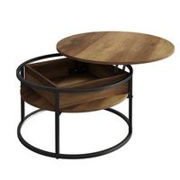 mesa baja marlo 77 x 77 cm vicco