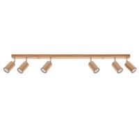 lampara de techo roble madera alt 20 cm