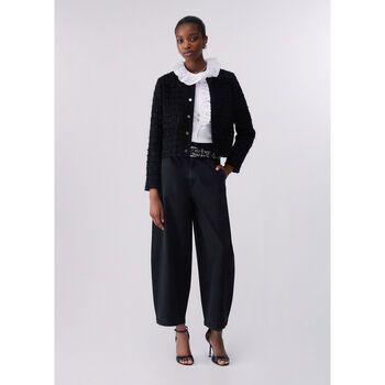 Liu Jo Pantalones Pantalones balloon con cinturón bordada para mujer