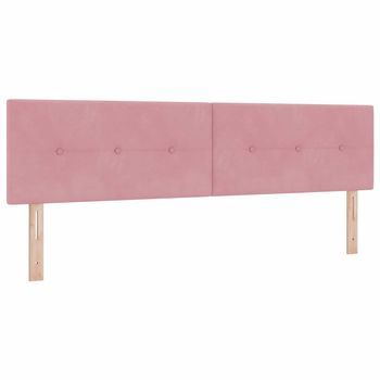 Cabecero，panel De Cabecero Rosa 180 Cm Terciopelo