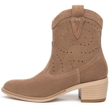 NeroGiardini Botines Velour Tr Basilea 828 Natur para mujer