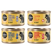 cosma bowl 24 x 80 g comida humeda para gatos - pack ahorro - pack mixto