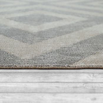 Alfombras de interior y exterior Saga blanco 160 cm redondo
