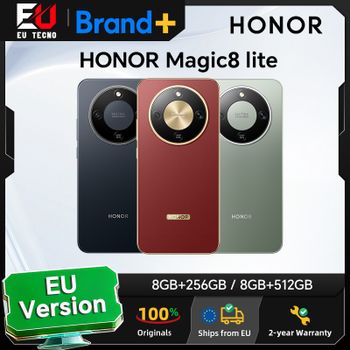HONOR Magic8 lite, NUEVO Teléfono Inteligente 5G 2026, Versión EU, Triple Resistencia, Batería de 7500 mAh, Cámara Principal de 108MP, Pantalla AMOLED de 6.79 Pulgadas