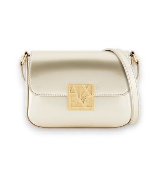 A|X Armani Exchange para mujer. XW002170AF21362U1046 Bolso Amy dorado (OSFA), Casual, Poliuretano