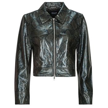 Only Cazadora de cuero ONLPARIS SNAKE para mujer