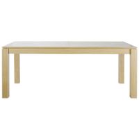 mesa de comedor extensible de roble de 200 a 300 cm