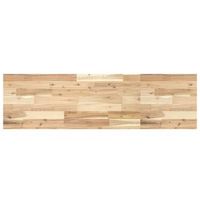 encimera tocador de bano madera acacia sin tratar 160x40x4cm vidaxl