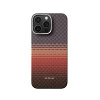 funda para movil pitaka pitatap ultra fina fibra de aramida sunset para iphone 16 pro max