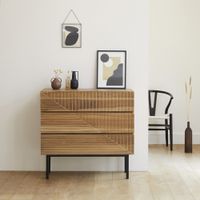 comoda de teca maciza 95 cm