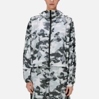 rains naha camouflage-print nylon jacket - m