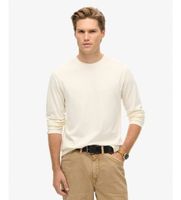 superdry para hombre m6010879a camiseta classic essential blanco roto xl casual algodon manga larga