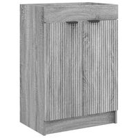 cabinet debajo del fregadero sonoma gris 785 x 375 x 81 cm vidaxl