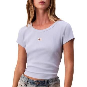 Calvin Klein Jeans Camiseta Label 2x2 para mujer