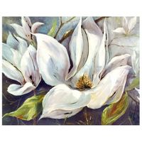legendarte - cuadro lienzo impresion digital - magnolias - decoracion pared cm 80x100