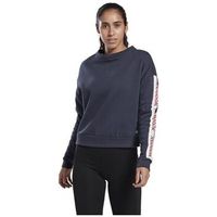 reebok sport jersey linear logo crew para mujer