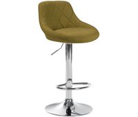 taburete de bar lazio tapizado en tela 49x46x83-104